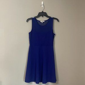 Jack - Blue Sleeveless Mesh Inset Dress - S